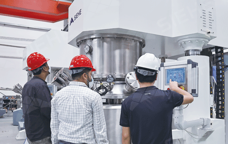 “德國瓦克”雙行星攪拌機(jī)順利驗(yàn)收