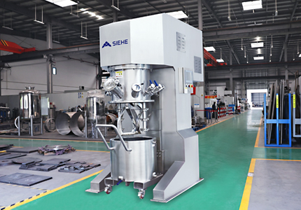 中試雙行星攪拌機順利安裝調試