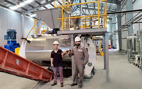 世赫成功交付新型犁刀真空干燥系統(tǒng)，助力沙特知名化企AMC高效投產(chǎn)